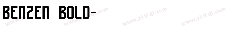 Benzen bold字体转换
